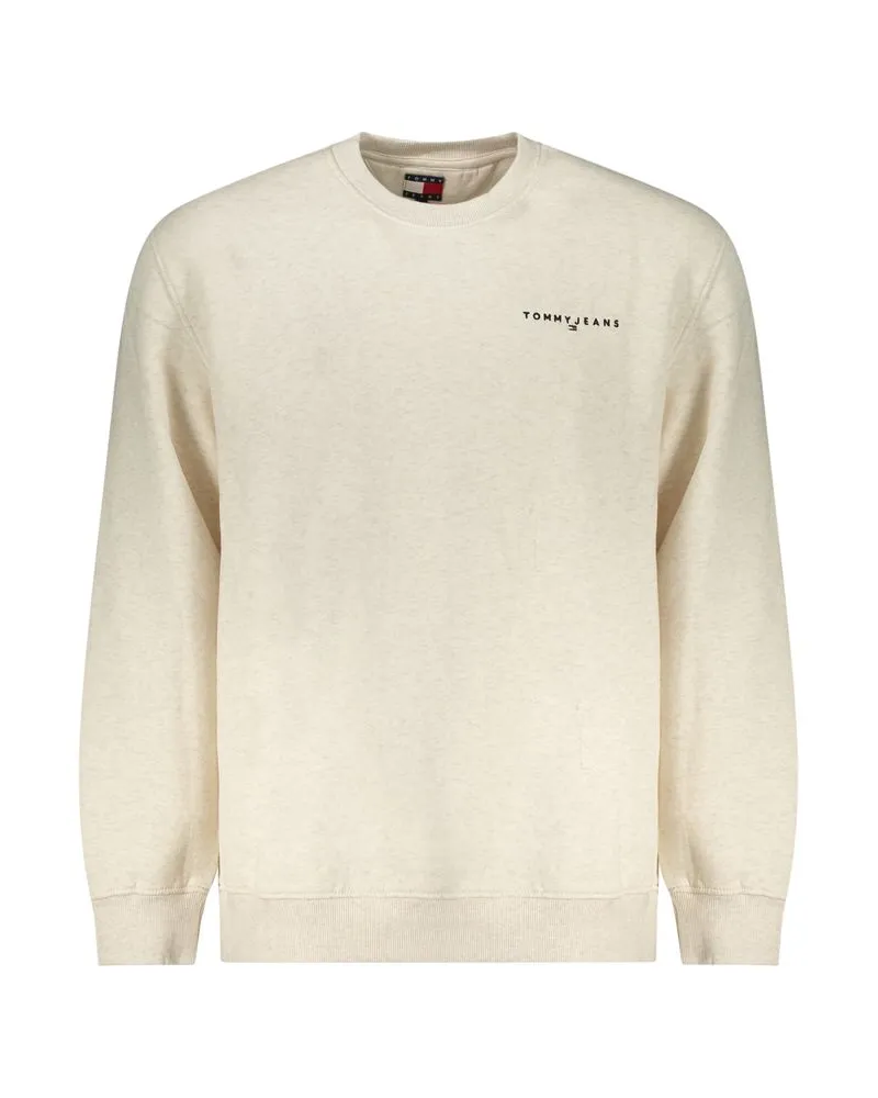 Tommy Hilfiger Rundhals-Sweatshirt mit Tommy Jeans-Logo - Elfenbein Elfenbein