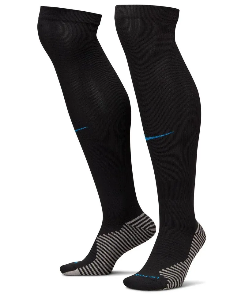 Nike Strike 2024" Fußballsocken für Herren (Schwarz/Blau Schwarz