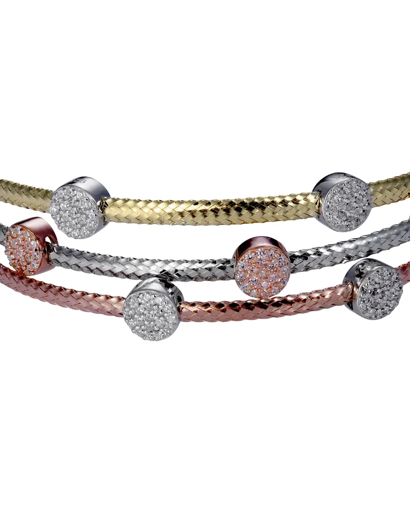 Orphelia Damen-Armband aus 925er Sterlingsilber – Gold/Silber/Rosé ZA-7413 Silber