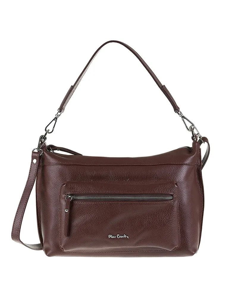 Pierre Cardin Schultertasche Women Schokoladenbraun