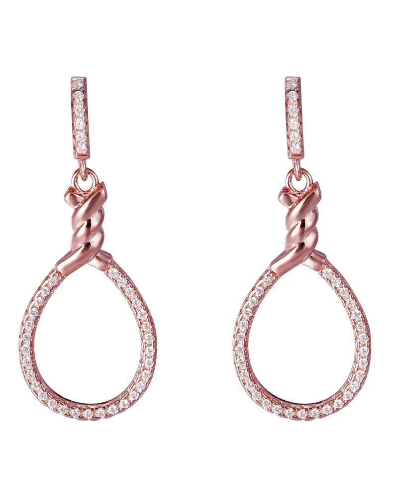 Orphelia Aava' Tropfenohrringe aus 925er Sterlingsilber für Damen - Rosé ZO-7421 Rosé