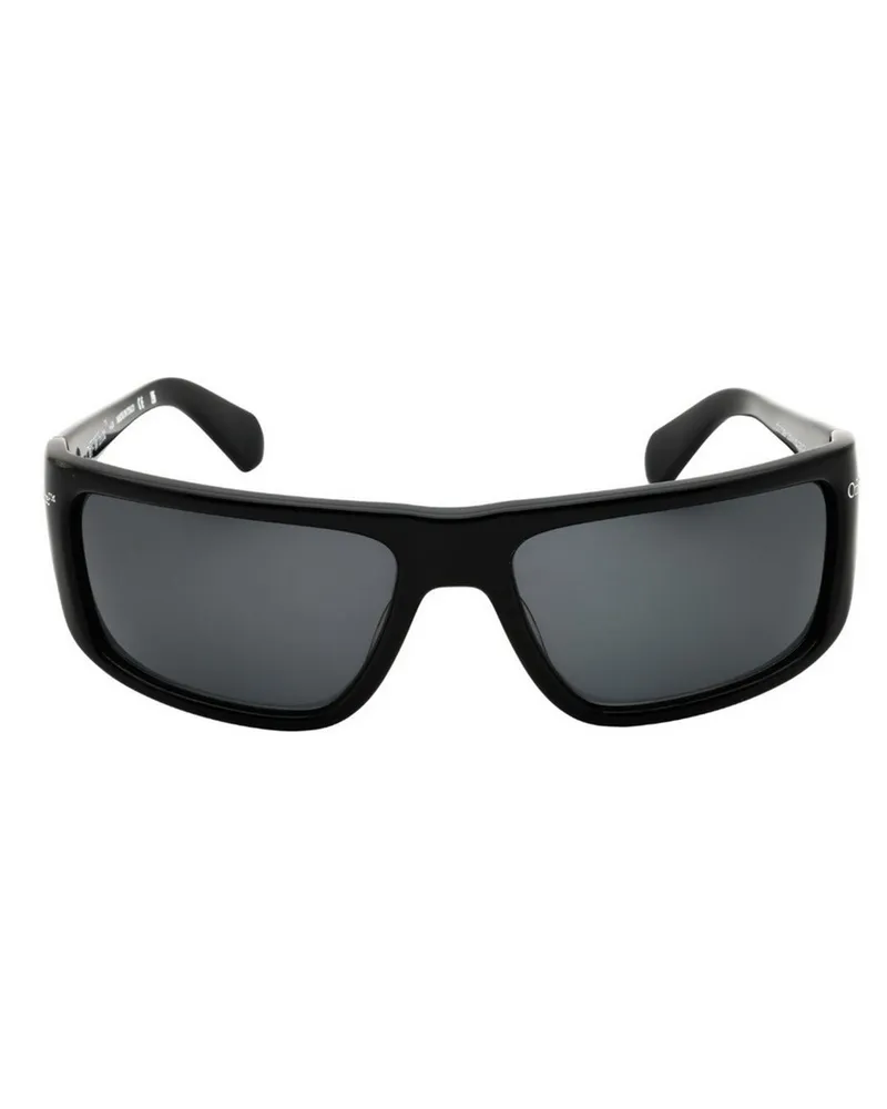 OFF-WHITE Off White - "Bologna" Sonnenbrille für Damen (Schwarz/Dunkelgrau Schwarz