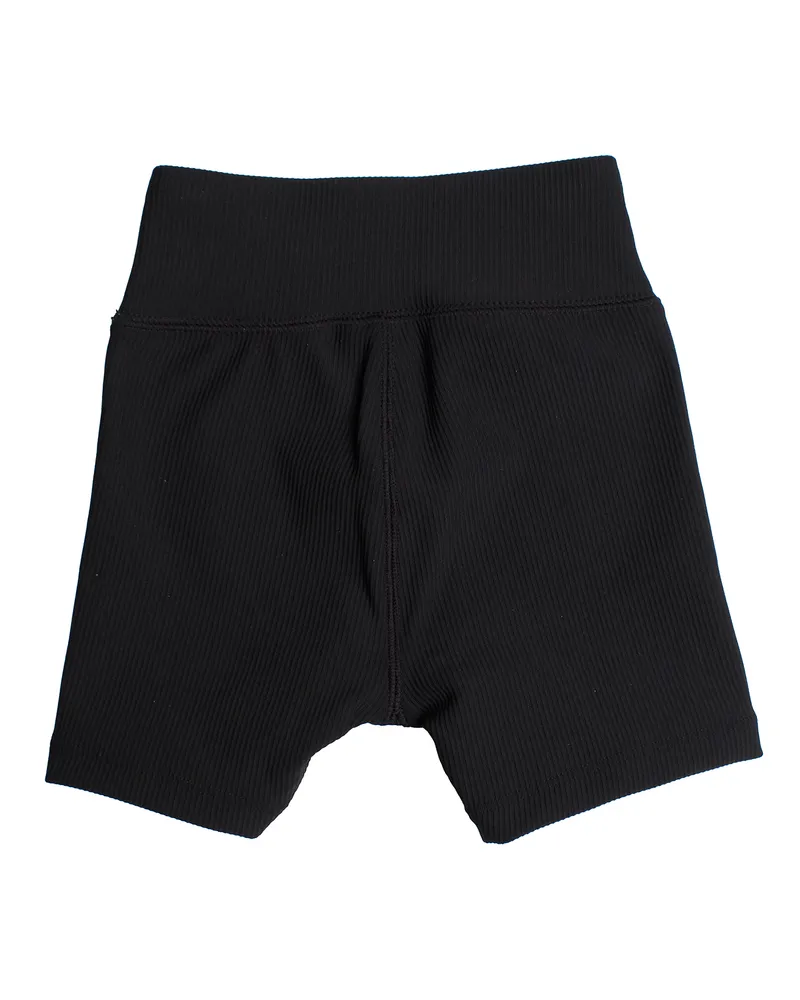 GAP Gerippte Bikershorts 624632 für Mädchen - Schwarz Schwarz