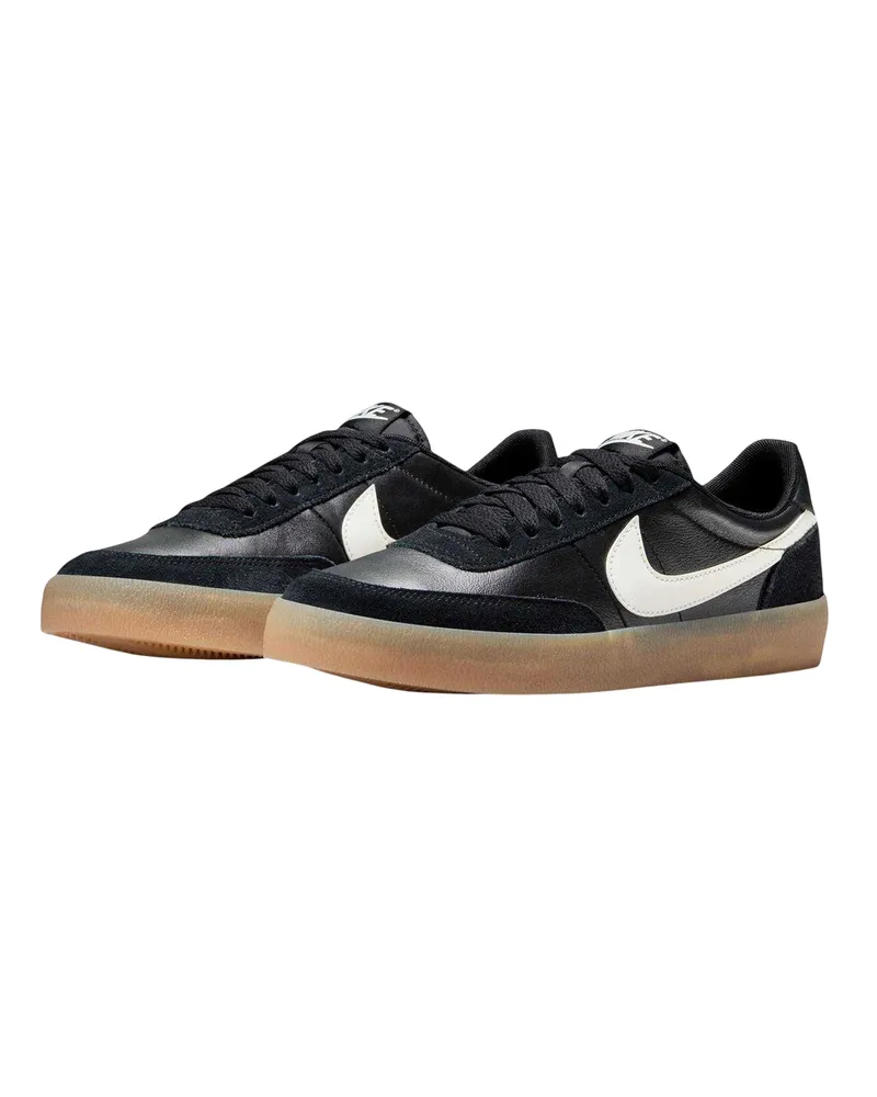 Nike Sneaker für Damen, Leder, Flach (Schwarz/Gummi Rosa Schwarz