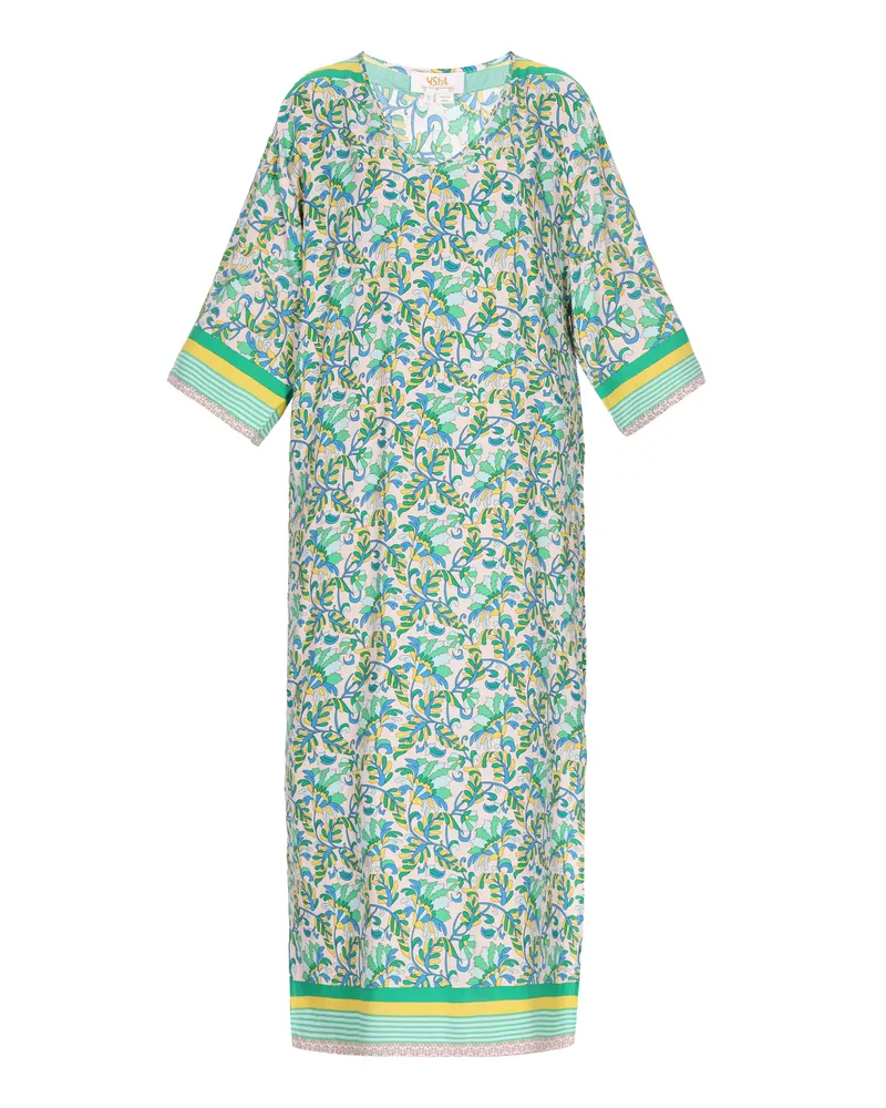Usha Kleid Frauen grün mehrfarbig Mehrfarbig