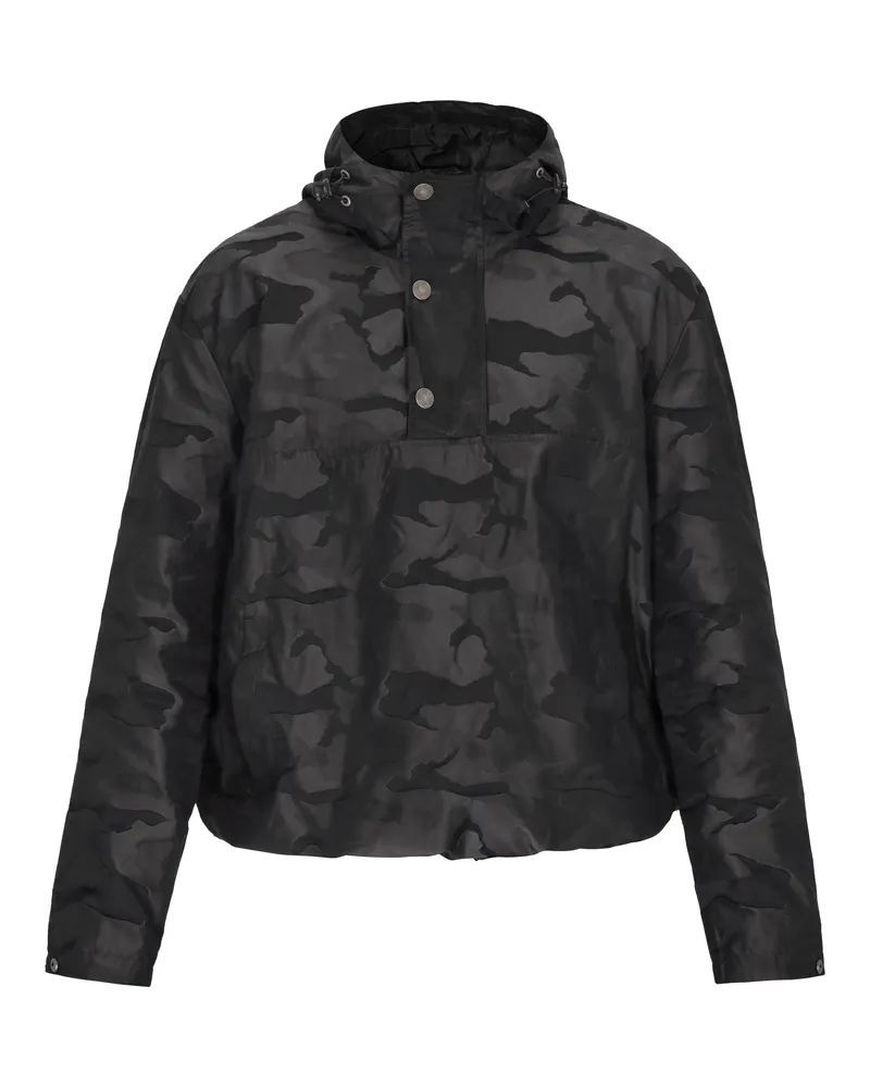 My Mo Schlupfjacke Herren Grau Camouflage Dunkelgrau