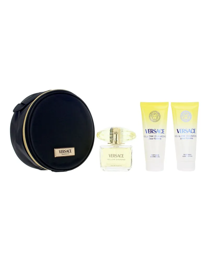 Versace Gelbe Diamant-etui 4 Stück 4 pz 