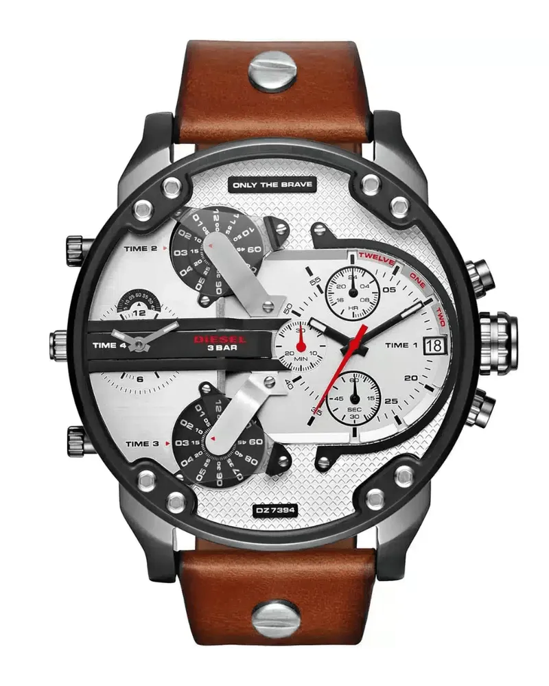 Diesel Mr. Daddy 2.0 DZ7394 Chronograph Herrenuhr 57 mm Braun