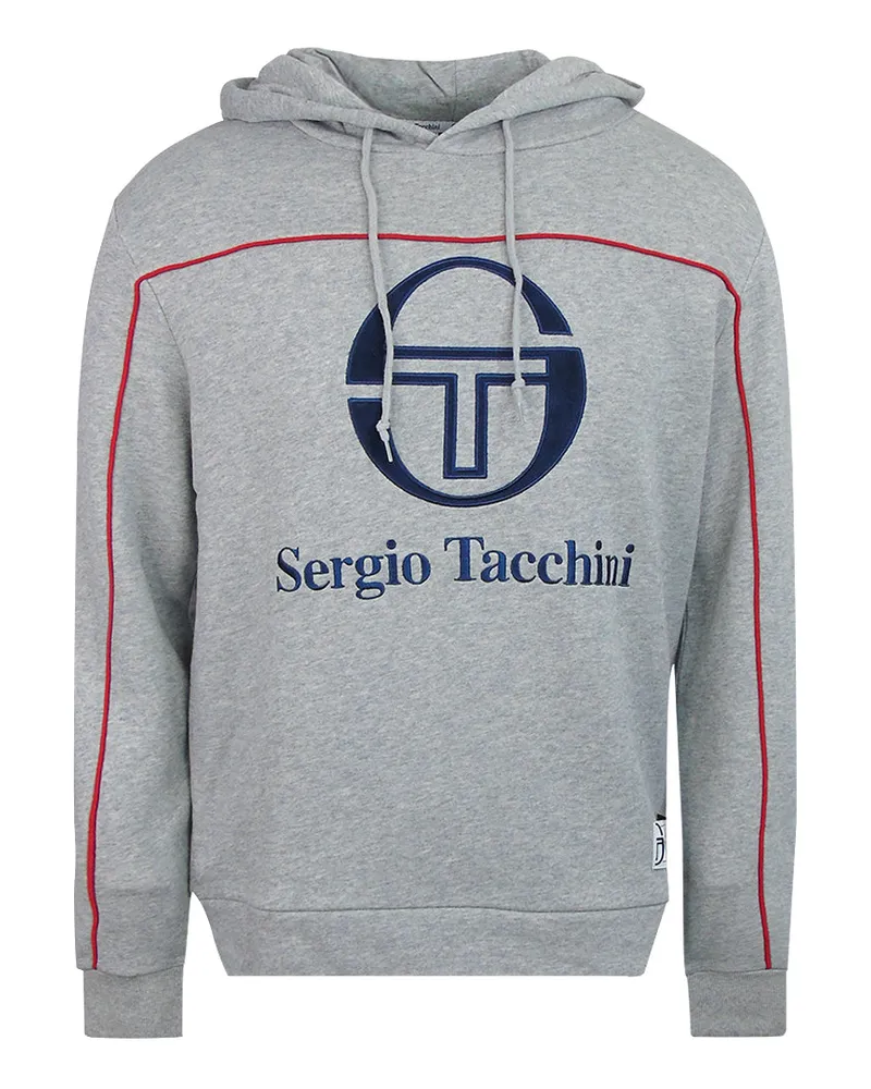 Sergio Tacchini Grauer Ground-hoodie Von Silber
