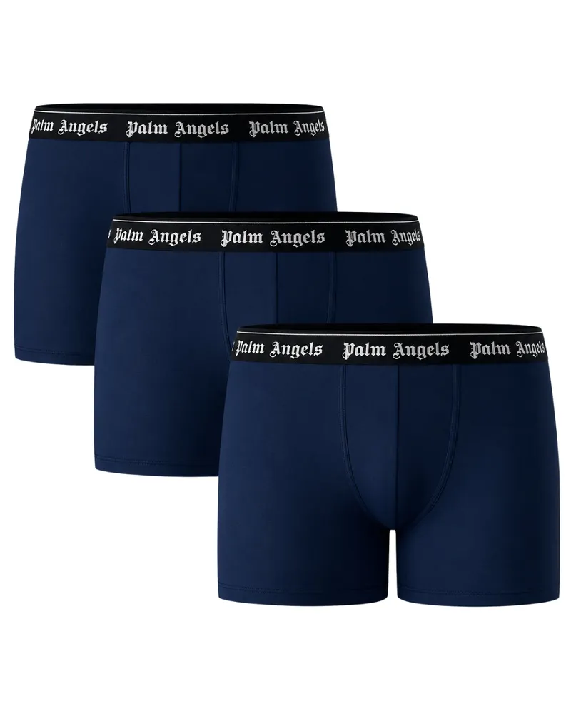 Palm Angels Boxershorts in Dunkelblau Mehrfachpack Dunkelblau
