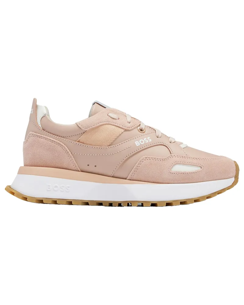 HUGO BOSS Sneaker für Damen, Leder (Hellbeige Beige