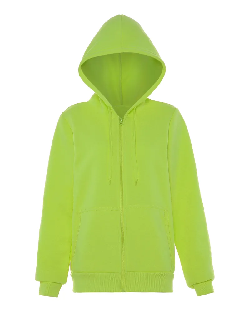 My Mo Kapuzenjacke Damen Saure Limette Limettengrün