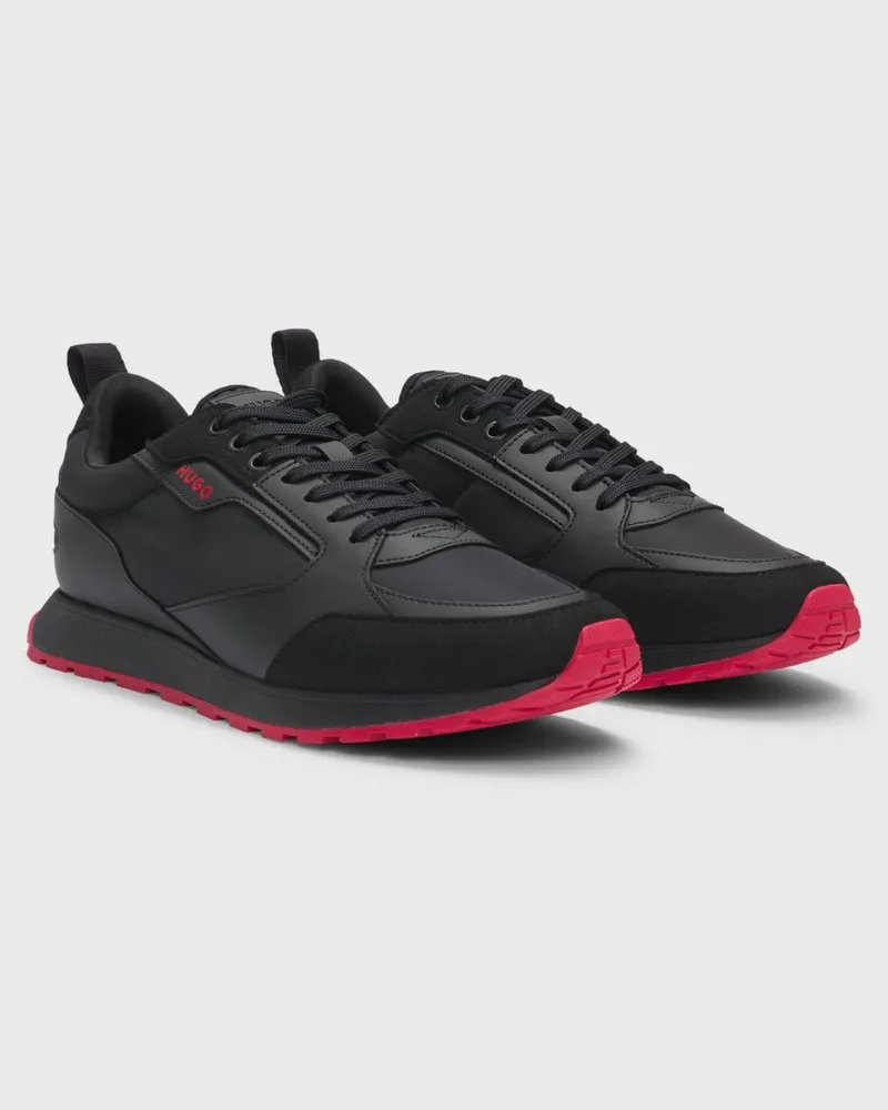 HUGO BOSS Icelin Laufschuhe, Schwarz Schwarz