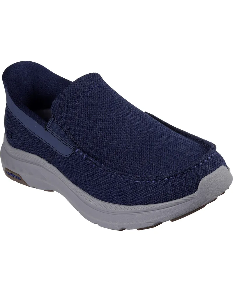 Skechers Pollard Wilfred Herren Navy Loafer aus Textil Marineblau