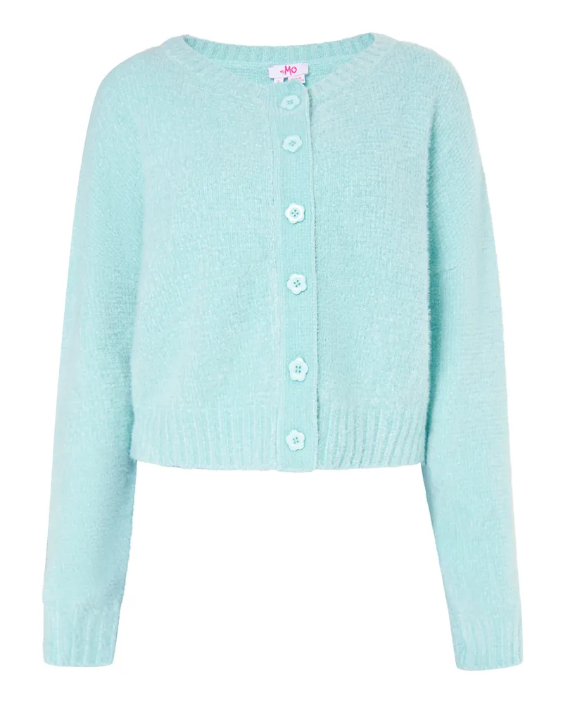 My Mo Strickcardigan Damen Aqua Türkis