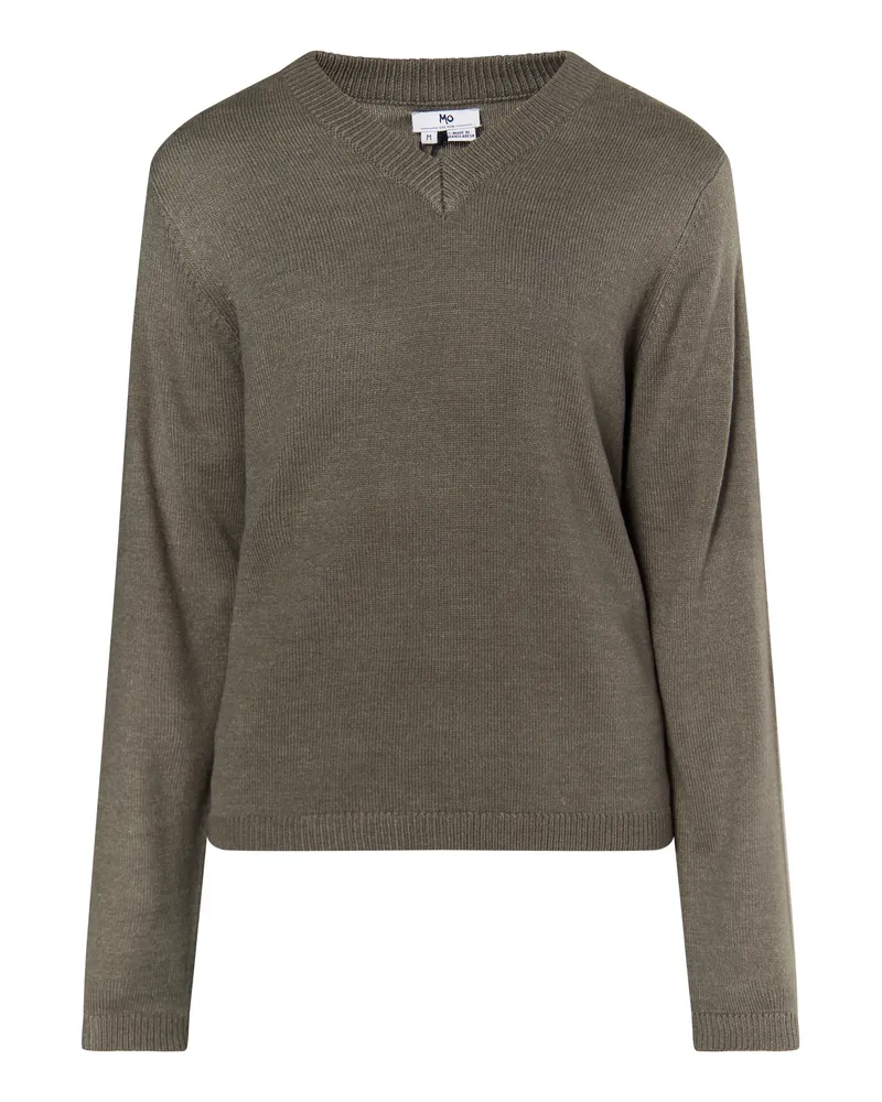 My Mo Pullover Herren Hellgrau Melange Grau