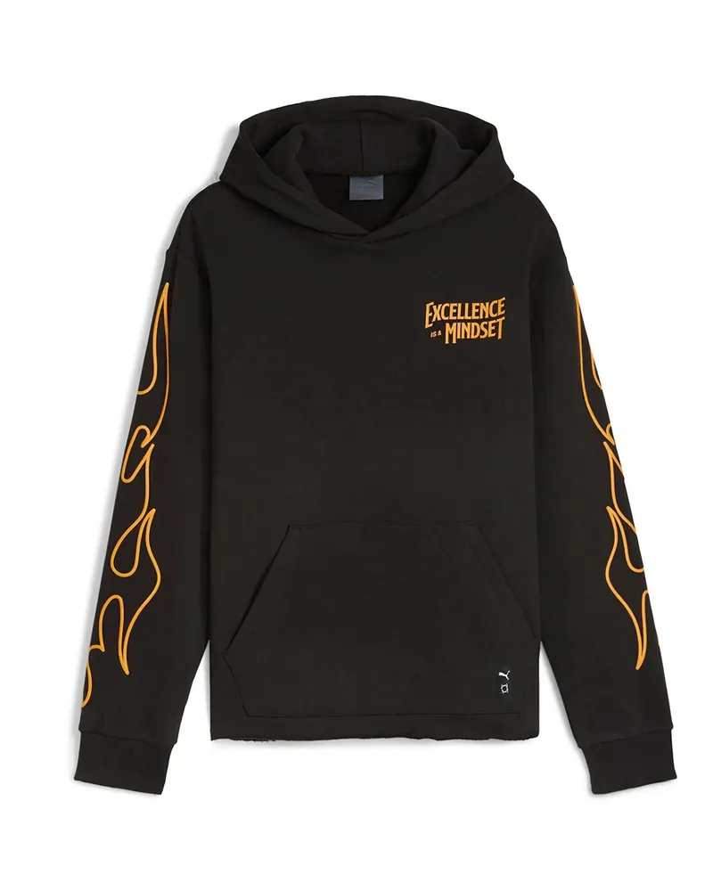 Puma Caution Herren-Kapuzenpullover, Schwarz Schwarz