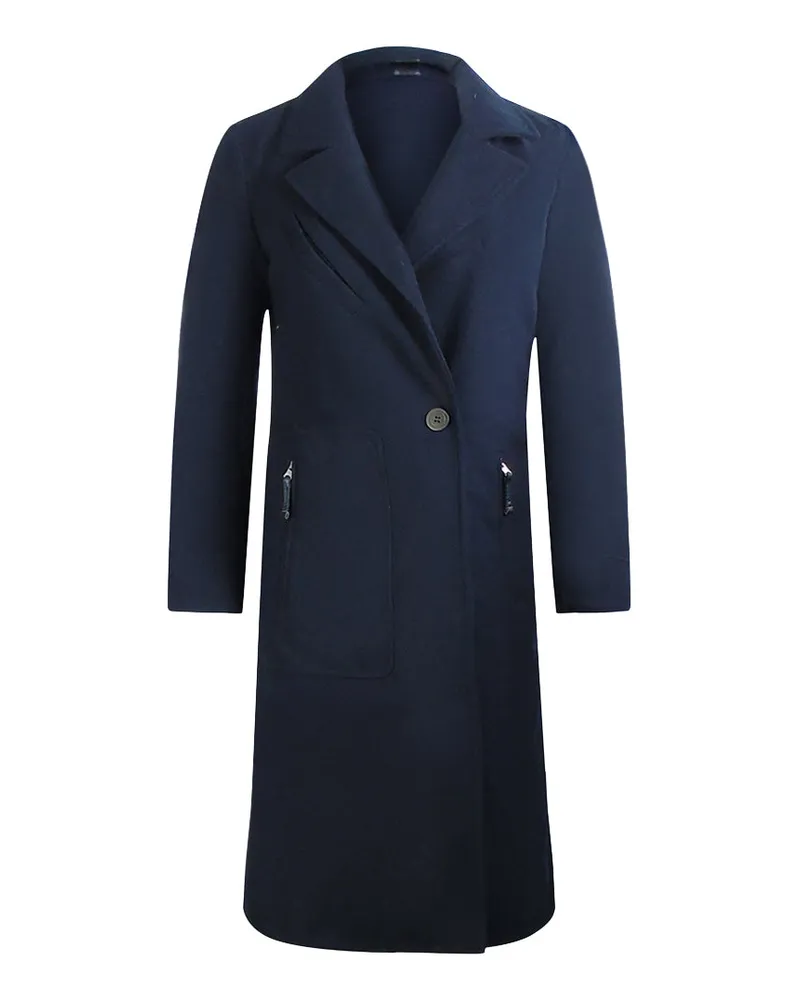 Parajumpers Jill Pencil Dunkelblaue Trenchjacke Blau