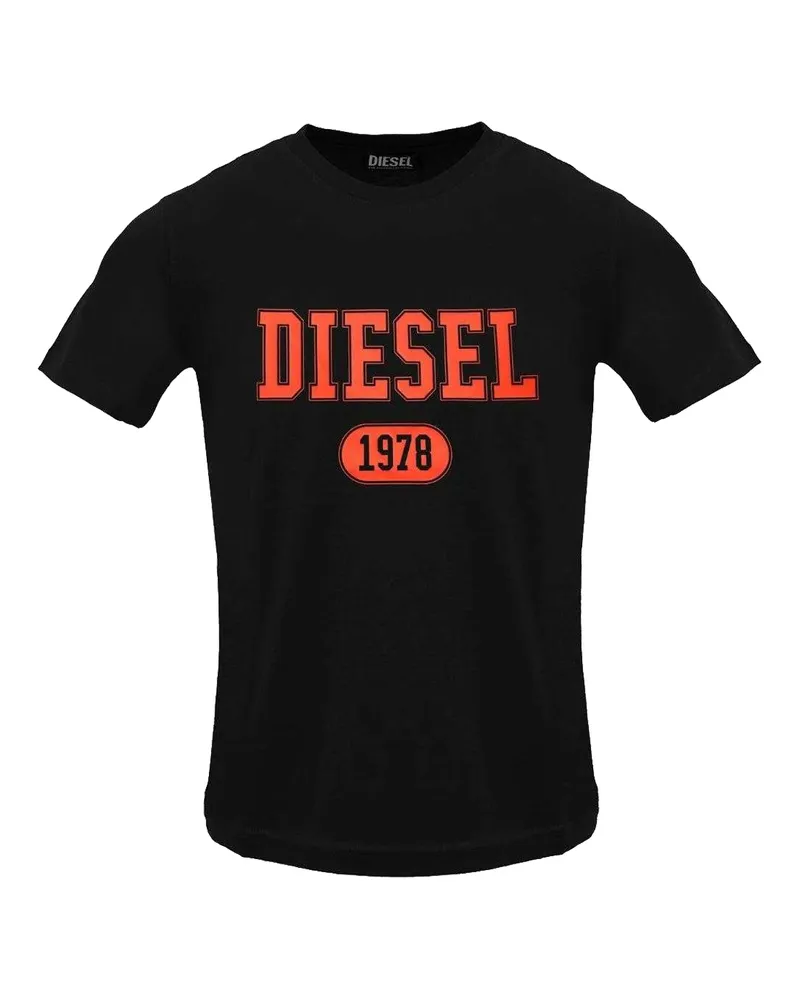 Diesel Caviar" T-Shirt für Herren (Schwarz Schwarz