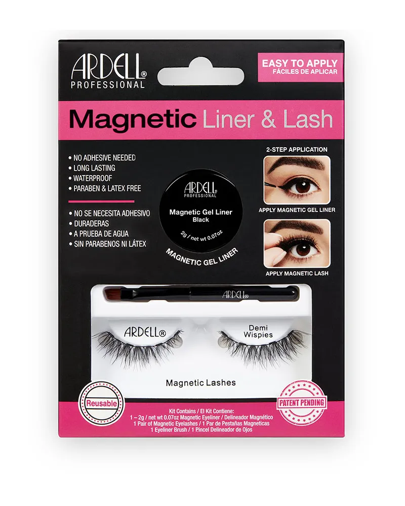 ARDELL Magnetic Liner & Lash Demi Wispies Pestañas + Gel Liner 