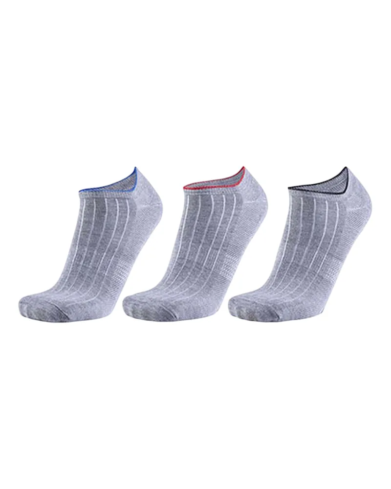 Replay Liner Socken für Herren/Damen Unisex(3er-Pack) (Grau meliert Grau