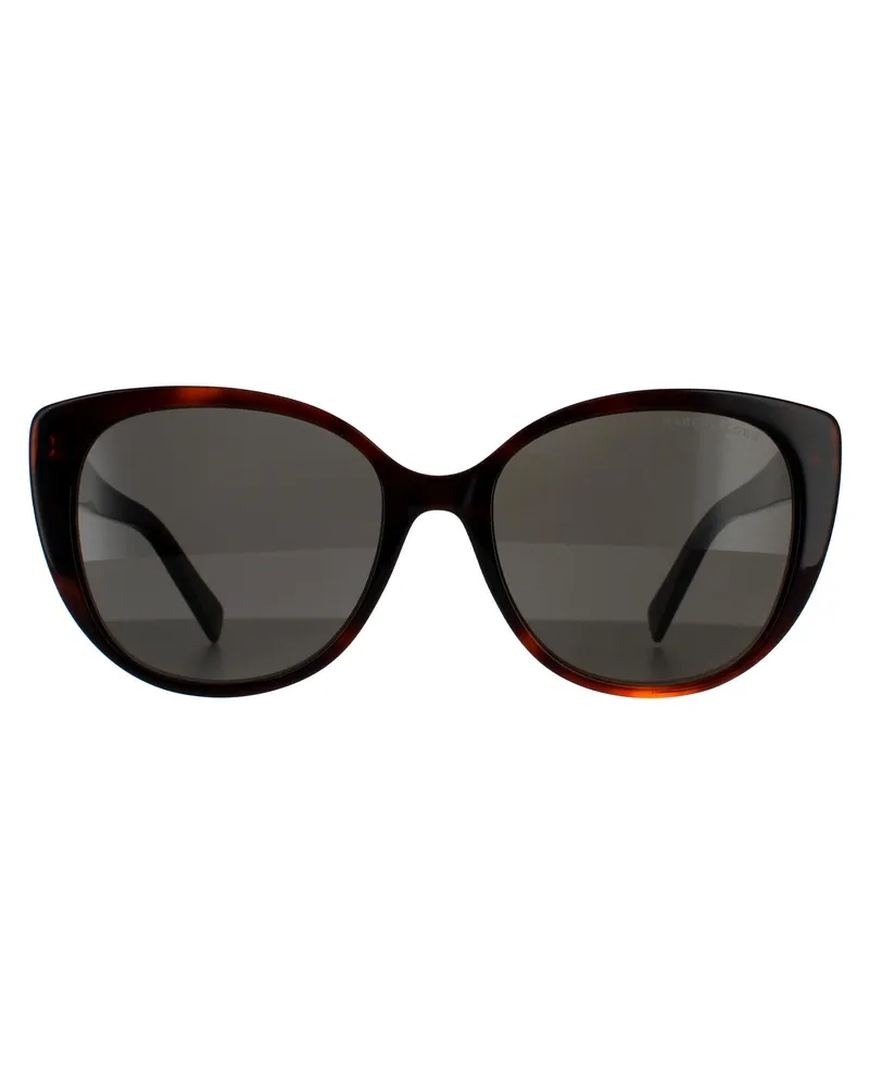 Marc Jacobs Cat Eye Damen Havana Glitter Grau 90041091 Braun