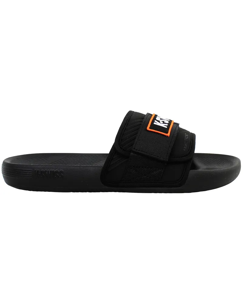 K-Swiss x McLaren Herren Schwarze Slides Schwarz