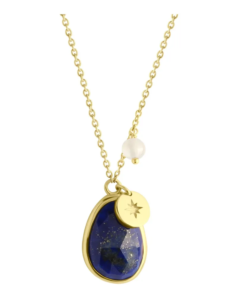 Jamelli Anhänger mit Kette 925/- Sterling Silber Gold