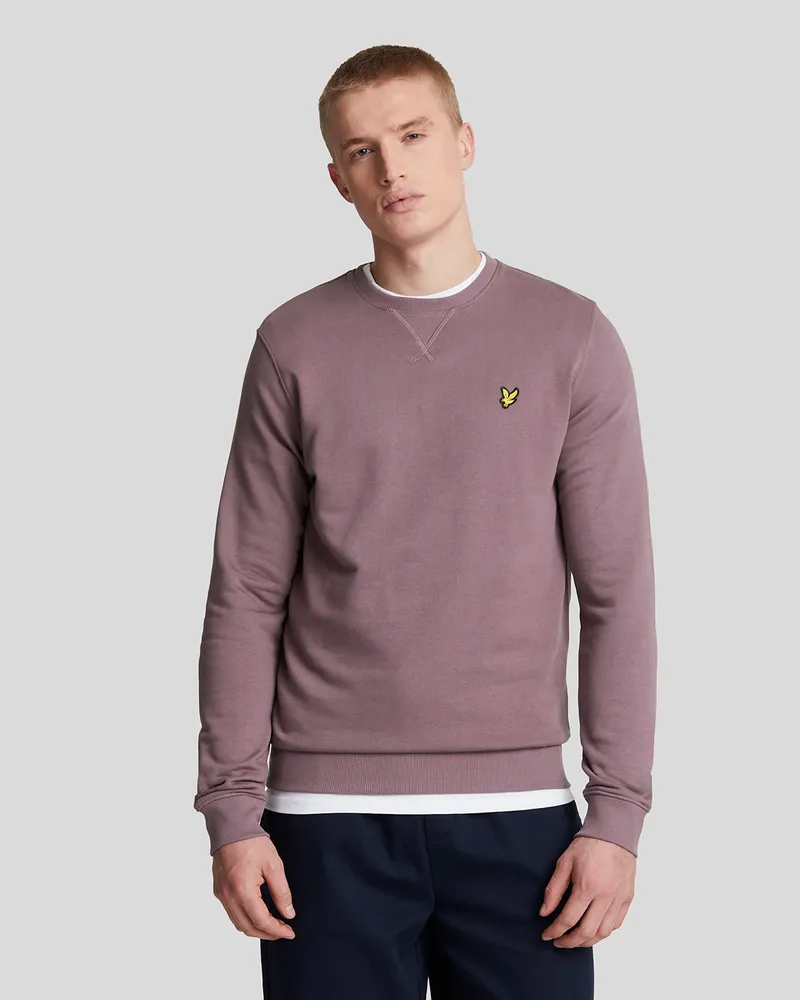 Lyle & Scott Sweatshirt mit Rundhalsausschnitt für Herren in Rosa Rosa