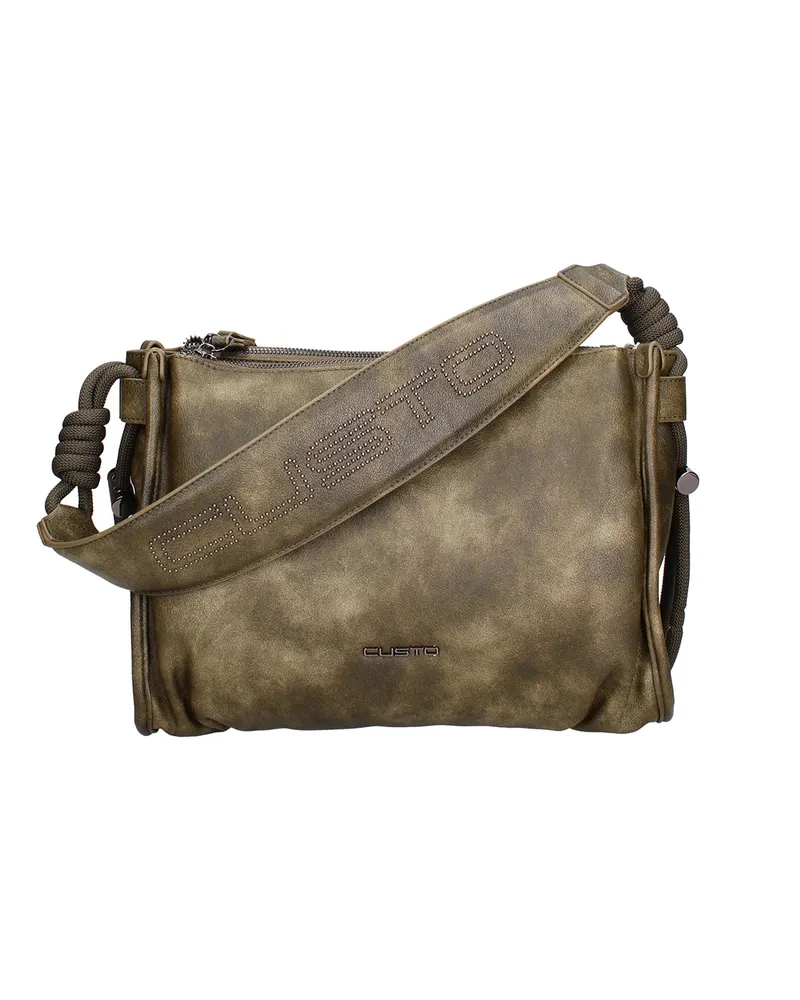 Custo Barcelona Schultertasche für Herren - Grün Grün