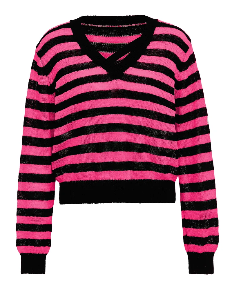 My Mo Pullover Frauen schwarz rosa Rosa
