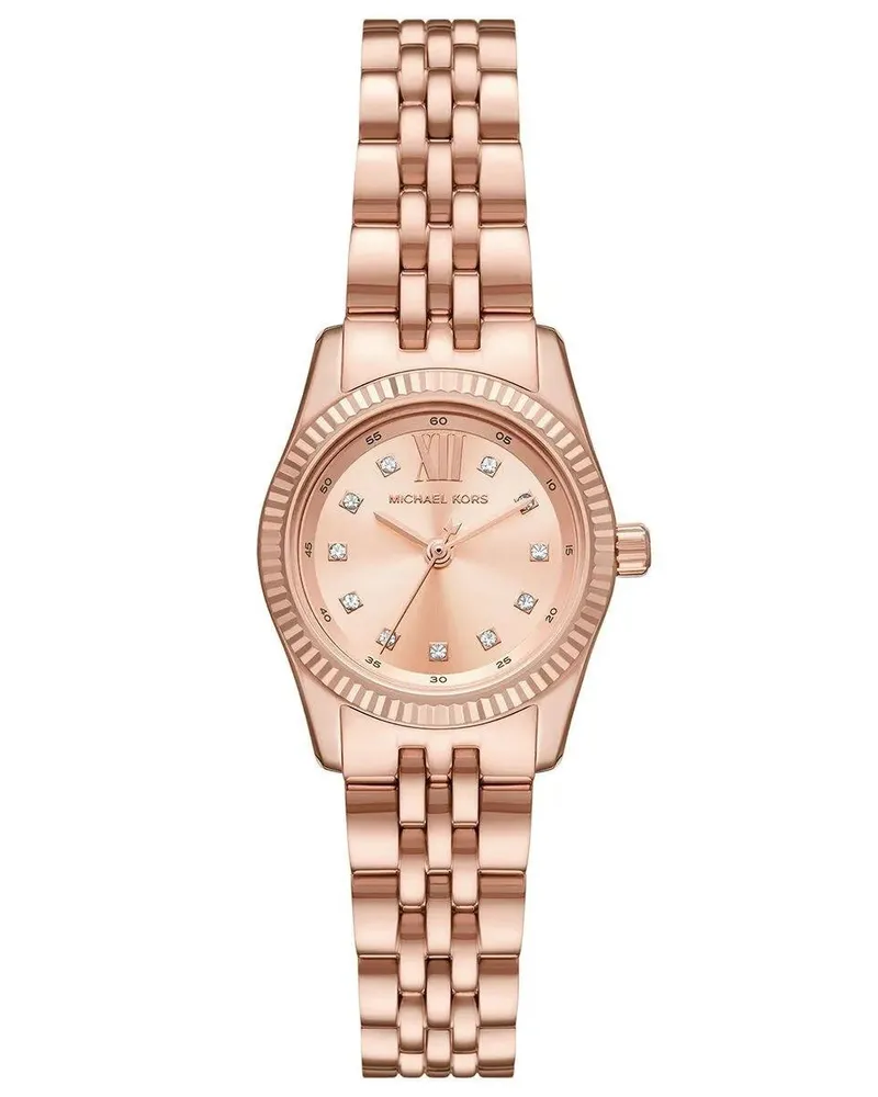 Michael Kors MK4739 Lexington Damenuhr mit Roségold-Zifferblatt Roségold