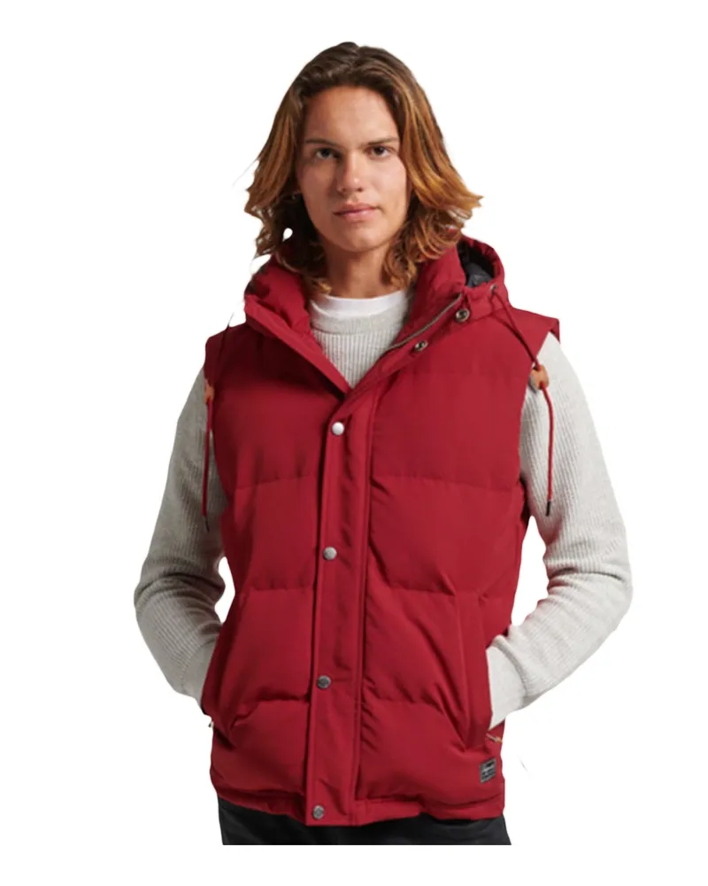 Superdry. Damen Doudoune Everest Rot
