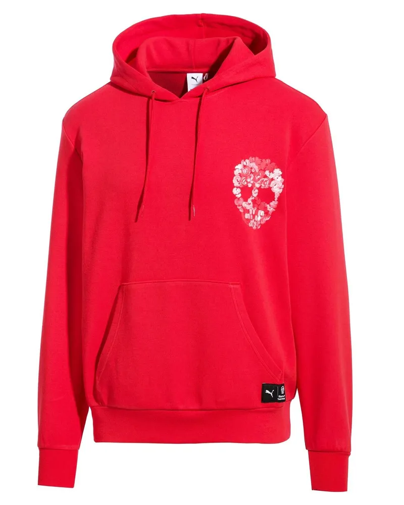 Puma x Bradley Theodore Hoodie Hoodled Sweatshirt über Jumpermenschen 578223 11 Rot