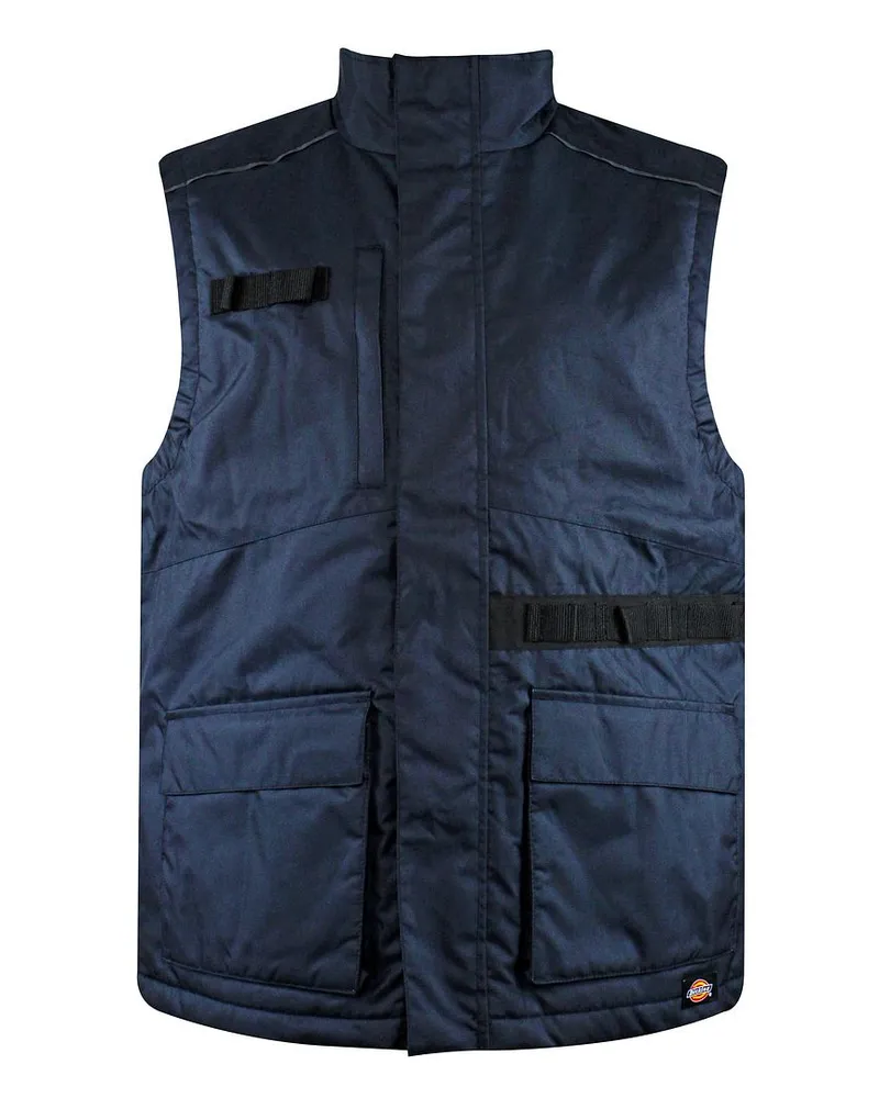 Dickies Awt Utility Herren Navy BodyWarmer Gilet Marineblau