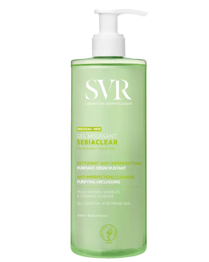 SVR Sebiaclear schäumender Salicylsäure-Reiniger, 400 ml 