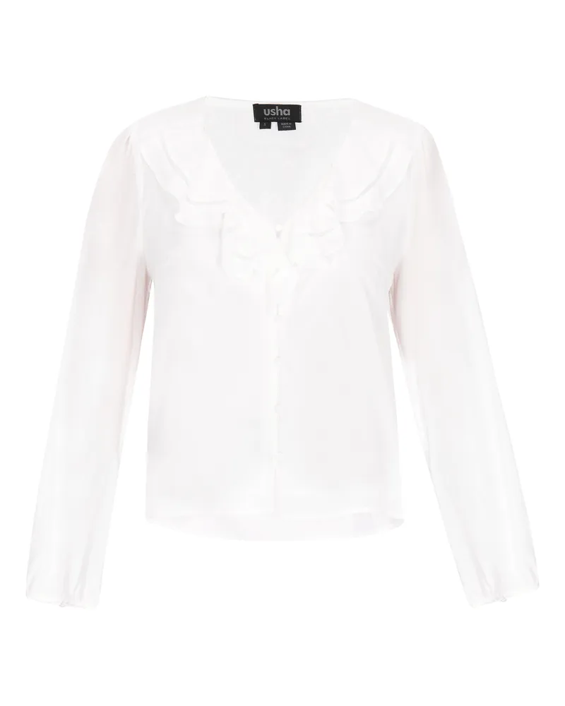Usha Bluse Frauen Weiß Weiß