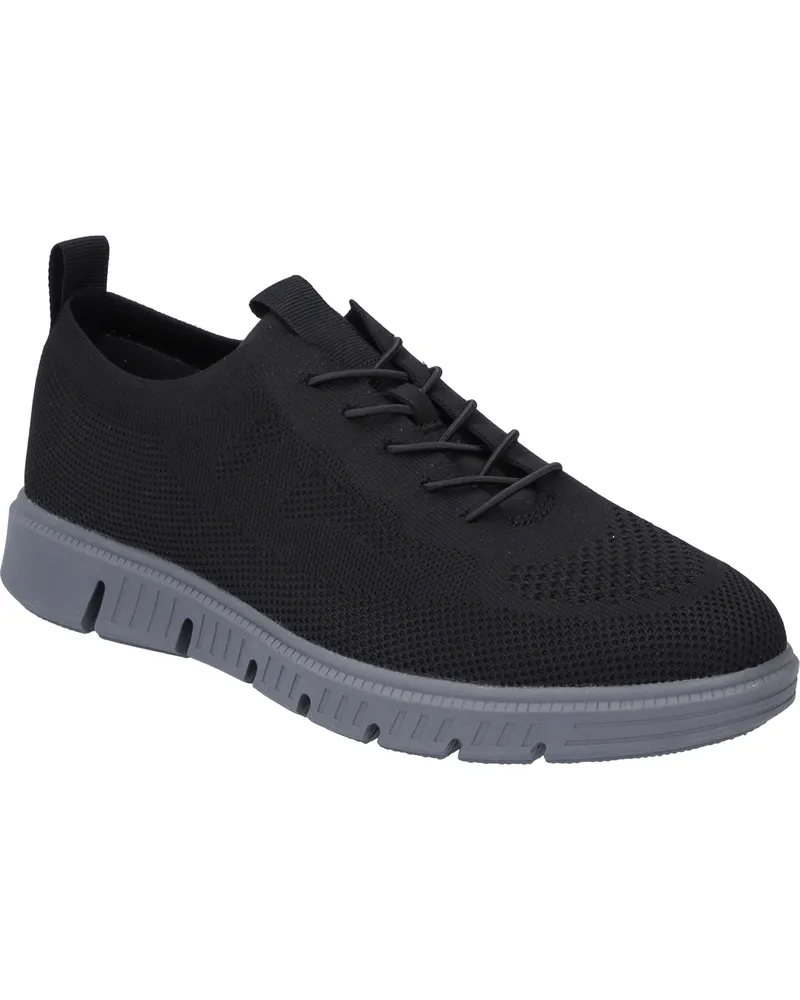 Josef Seibel Falko 23 Herren-Sneaker, gestrickt - Schwarz Schwarz