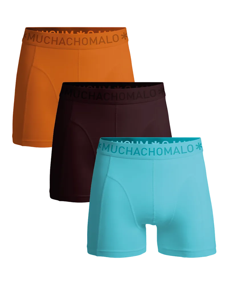 Muchachomalo Herren Boxer Shorts - 3er Pack - Herren Unterwäsche Mehrfarbig