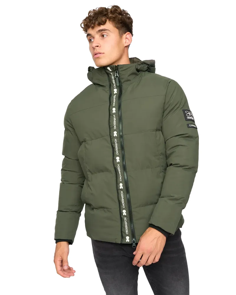 CrossHatch Hanjo" Jacke für Herren (Oliv Oliv