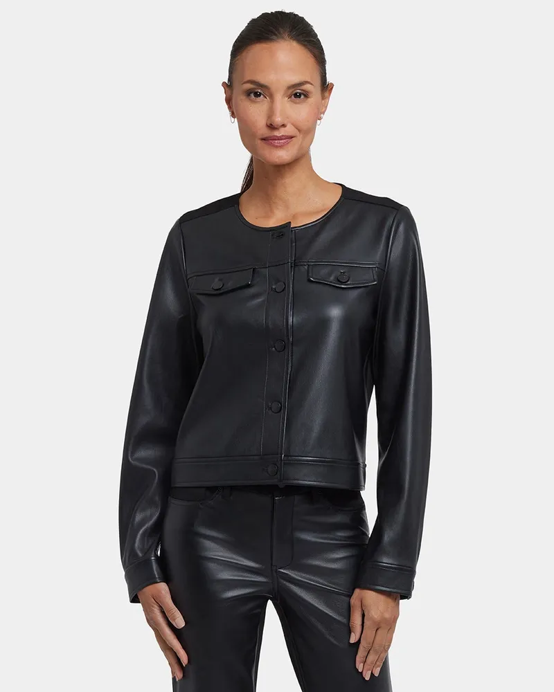 NYDJ not your daughter's Jeans  Vanessa Sculpt-Her™ Jacke | Schwarz Schwarz