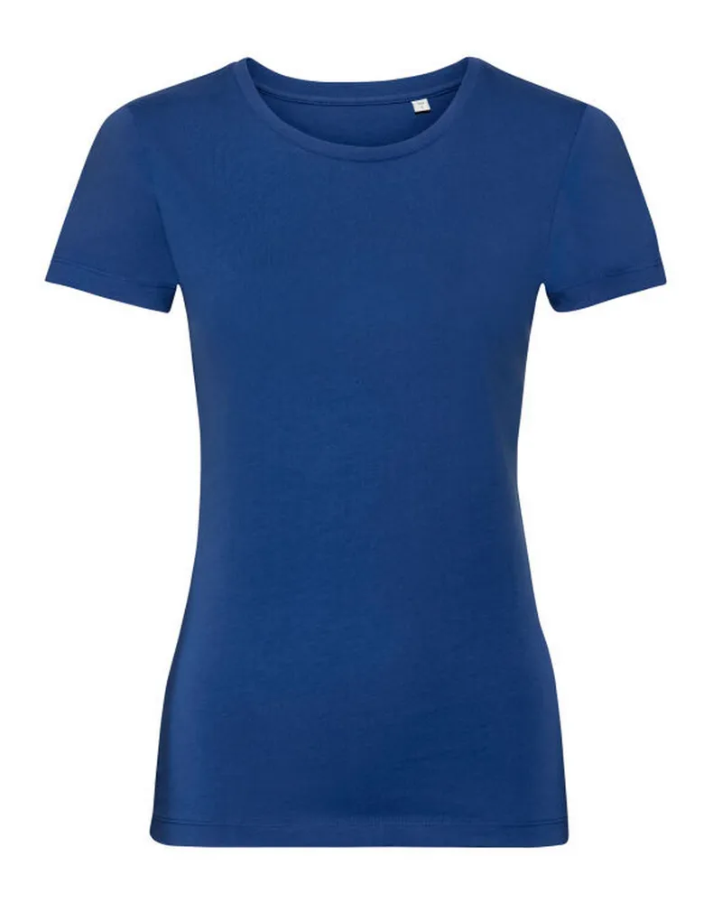 Russell Athletic Russell - T-Shirt, Baumwolle aus biologischem Anbau für Damen (Kräftiges Königsblau Marineblau