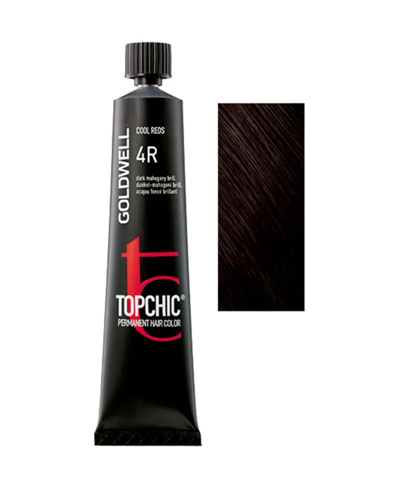 Goldwell Topchic Permanent Hair Color #4r 60 ml 