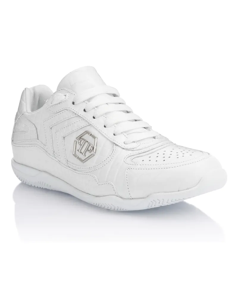Philipp Plein Low-Top Sneakers Pit-$Top Cocco Weiß