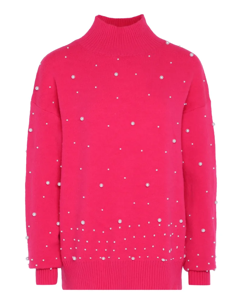 FAINA Pullover mit Perlen Damen Rosa Rosa