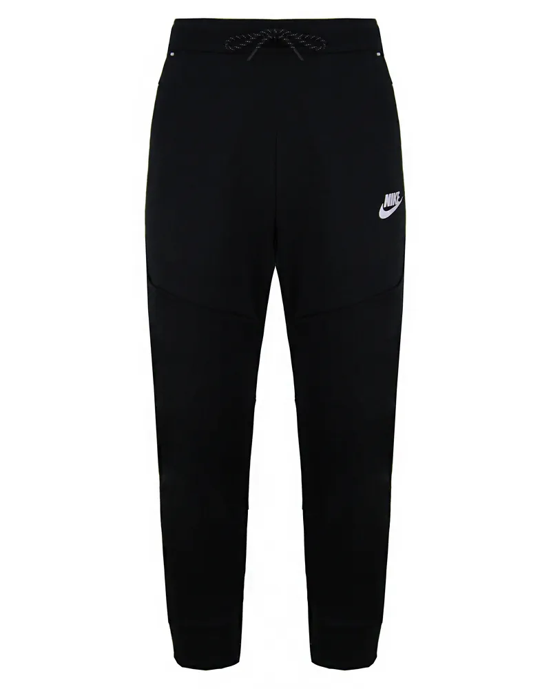 Nike Slim Fit Stretch Taille Black Logo Herren Reflektierende Trimmhosen Cu4500 Schwarz