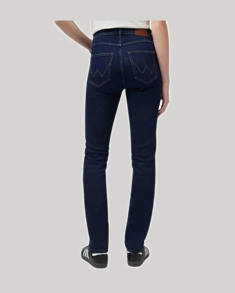 Wrangler Slim - Dark Wash Dunkelblau