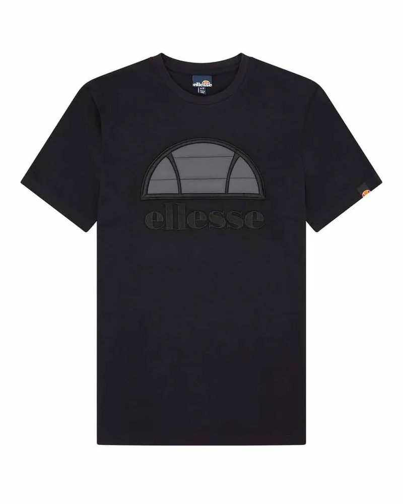 Ellesse Quil Mens Black T-Shirt Schwarz
