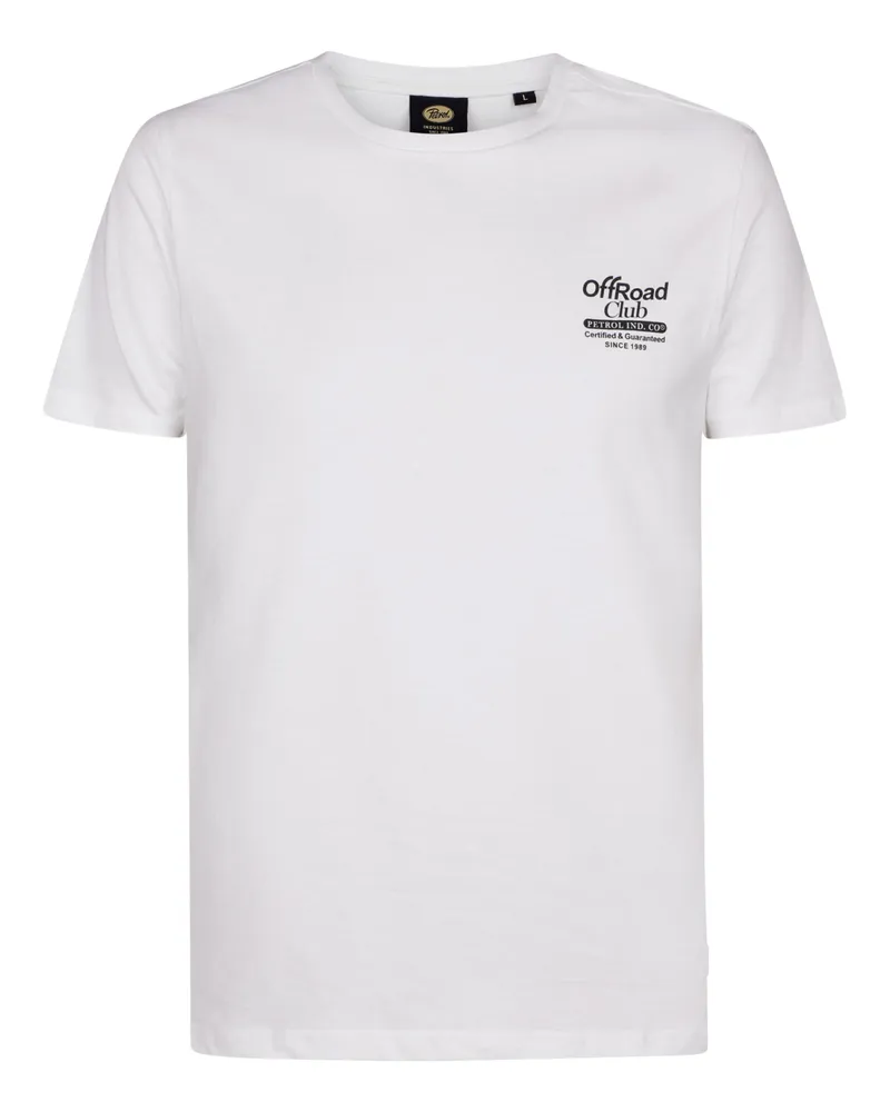 Petrol Industries T-Shirt, Regular Fit - Weiß Weiß