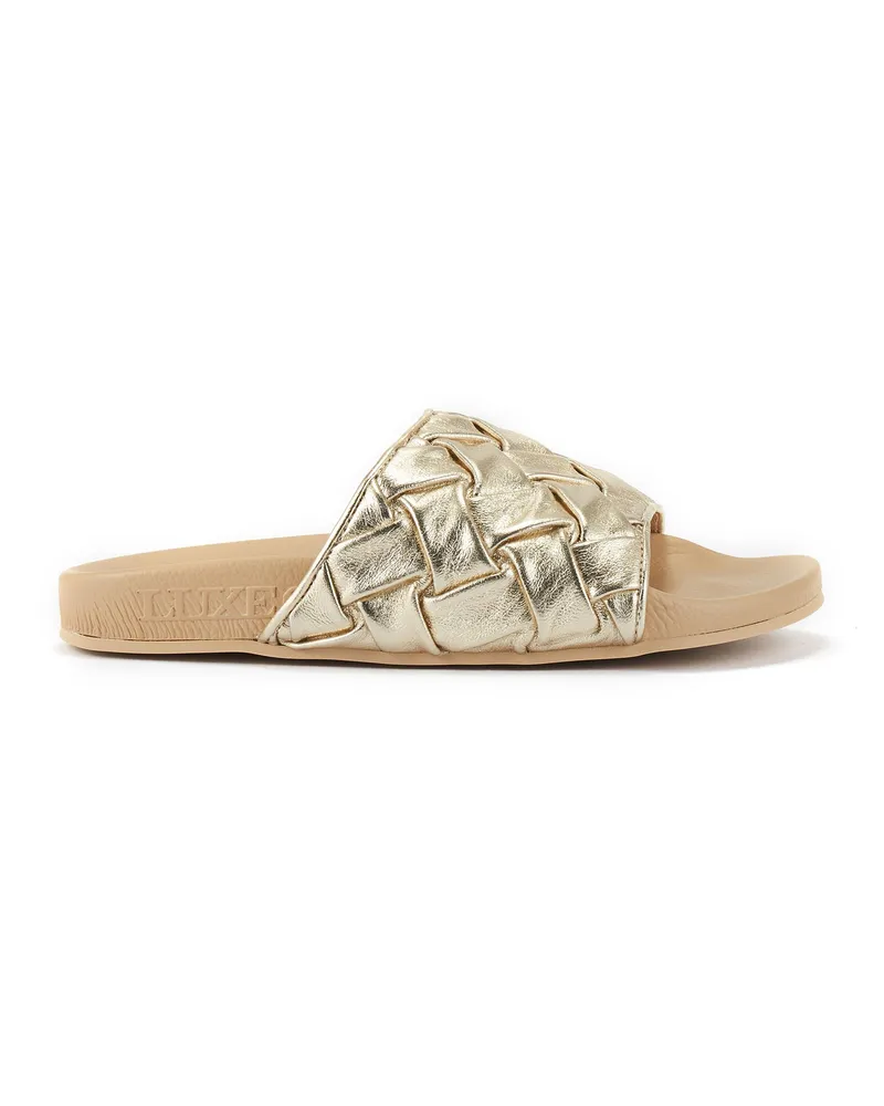 Australia Luxe Wiener Goldsandalen Gelb